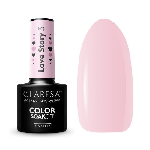 CLARESA hybridní lak LOVE STORY 3 - 5g