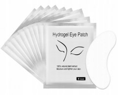 Gélové náplasti HydroGel na oči - 100ks, prodlužování řas SILVER & BLACK