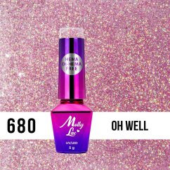 Gél lak MOLLY LAC Shocking Shine Oh Well 5ml č.680