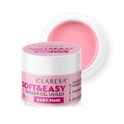 CLARESA SOFT&EASY stavební gél BABY PINK - 45g