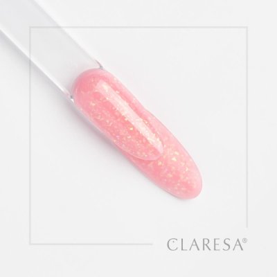 CLARESA SOFT&EASY stavební gél GLIMMER PINK- 90g