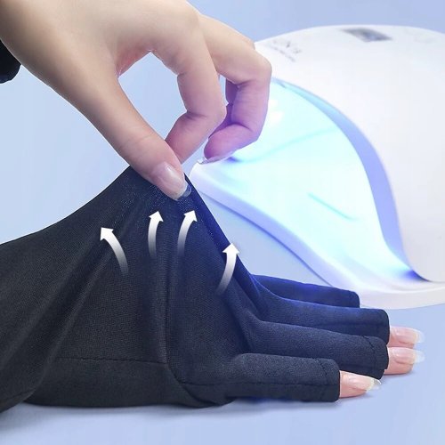 UV ochranné rukavice pro lampy - černé