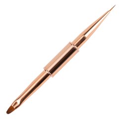 Oboustranný oválný štětec na gel 6 mm a zdobení 9 mm