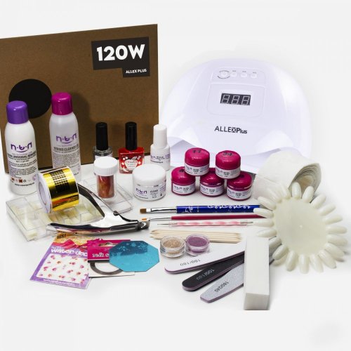 Sada na GELOVÉ nehty Mega 5 s výběrem UV / LED lampy
