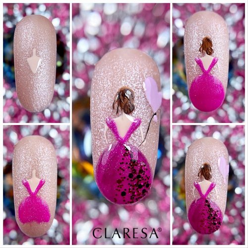 CLARESA hybridní lak SPARKLE 3 - 5g