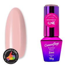 Báze RUBBER BASE 2v1 Camouflage True Ivory MOLLY LAC 10ML