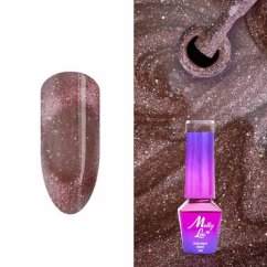 Gél lak MOLLY LAC Foxy eyes Radiant brown 5ml  č.553