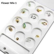 Ozdoby na nehty Bijou Box Flower Mix 1