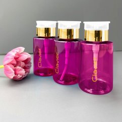 Dávkovač růžovo zlatý s pumpičkou na tekutiny 180 ml