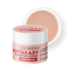 CLARESA SOFT&EASY stavební gél LIGHT BEIGE - 45g