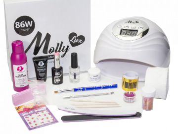 Polygel sady na nehty - Druh Lampy - 48W UV LED Lampa