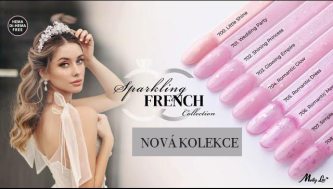 NOVINKA - Svatební kolekce gel laků SPARKLING FRENCH od Molly Lac