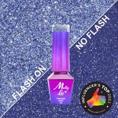 Gel lak MOLLY LAC DUO Flashing Lights METAL RAIN 5ml č.617