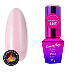 Báze RUBBER BASE 2v1 Camouflage Nudematic MOLLY LAC 10ML