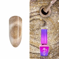 Gél lak MOLLY LAC Foxy eyes Golden eye 5ml  č.555