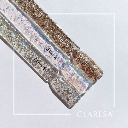 CLARESA hybridní lak GLITTER 3 - 5g