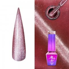 Gel lak MOLLY LAC Cat Eye Womanity Kissing č.440