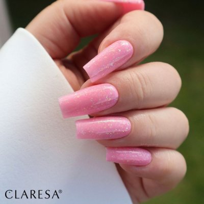 CLARESA SOFT&EASY stavební gél GLIMMER PINK- 90g