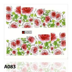 Ozdobné nálepky vodní barevné č.A083