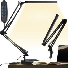 Stolní lampa LED černá 2v1 5,6W