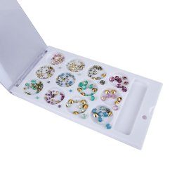 Zdobení nehtů Crystal box opal MIX č.2