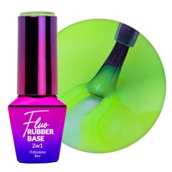 Báza Kaučuková Neon RUBBER BASE 2v1 FLUO Lime Mojito MOLLY LAC 10ML
