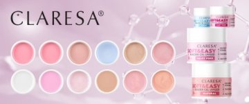 Stavební gély Soft & Easy a Rubber Gel Claresa