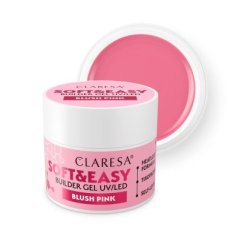 CLARESA SOFT&EASY stavební gél BLUSH PINK - 45g