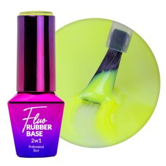 Báza Kaučuková Neon RUBBER BASE 2v1 FLUO Cool Swirl MOLLY LAC 10ML