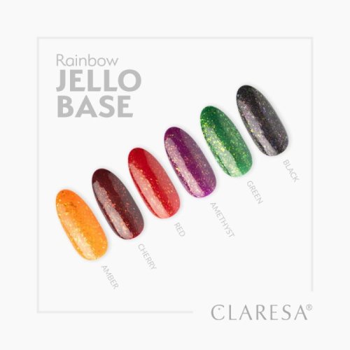 CLARESA RAINBOW JELLO BASE Black - 5g