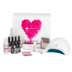 Sada gelových laků na nehty Manicure Box Hybrid 48W / lampa S1