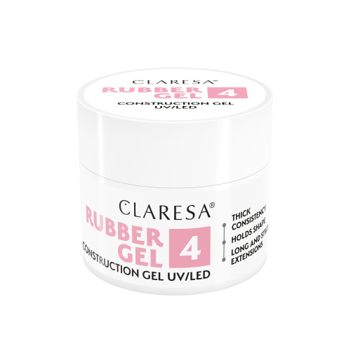 CLARESA RUBBER GEL stavební gél č.4 - 12g