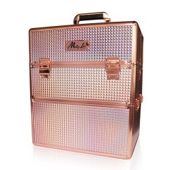 Kufřík kosmetický - XXL Hologram PINK - 3D Golden K105-7H