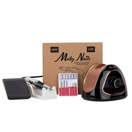 Bruska na nehty Molly Nails 68W M15 černá se silným