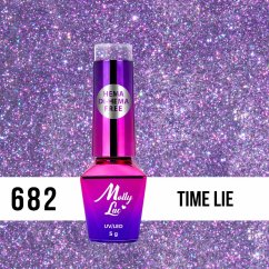 Gél lak MOLLY LAC Shocking Shine Time Lie 5ml č.682