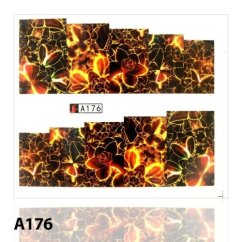 Ozdobné nálepky vodní barevné č.A176