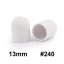Brusné čepice na pedikúru 13 mm drsnost 240 - 10ks