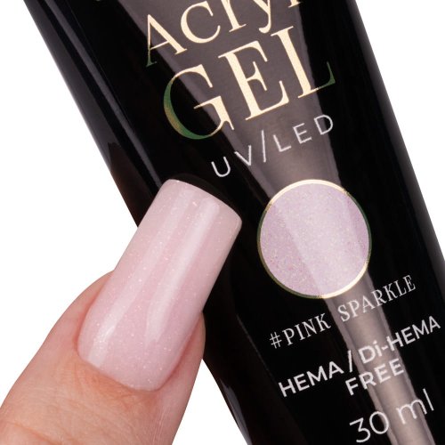 Akrylgel Moly Nails Pink Sparkle HEMA/Di-HEMA Free 30 ml