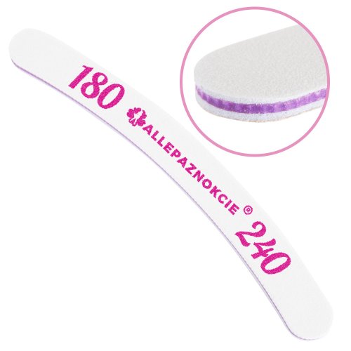 Banánový pilník fialový 180/240 v bezpečném obalu