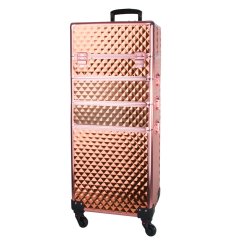 Kufřík kosmetický XXXL 4v1 Rose Gold