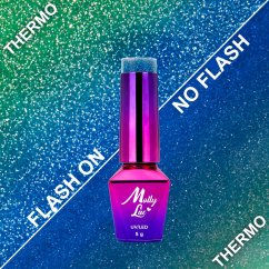 Gél lak MOLLY LAC DUO Thermo Flashing lights Stories  5ml č.696