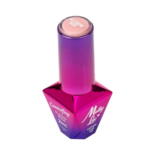 Báze RUBBER BASE 2v1 Camouflage Nectarine Nude MOLLY LAC 10ML