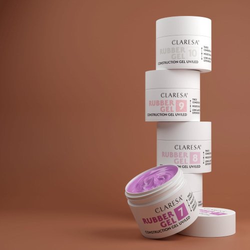CLARESA RUBBER GEL stavební gél č.7 - 90g