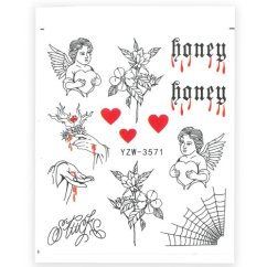 Dekorativní vodové samolepky č.YZW3571
