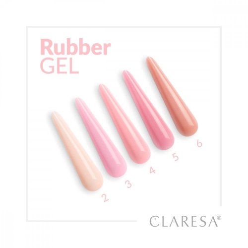 CLARESA RUBBER GEL stavební gél č.5 - 90g