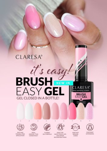 Claresa Brush Easy Gel 3 - 5g