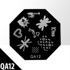 Plíšek na razítkování QA12