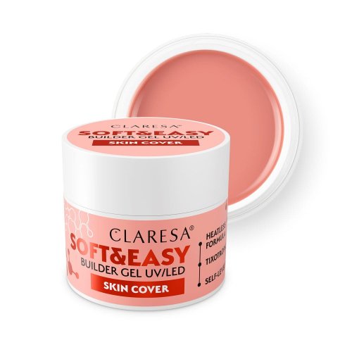 CLARESA SOFT&EASY stavební gél SKIN COVER - 45g